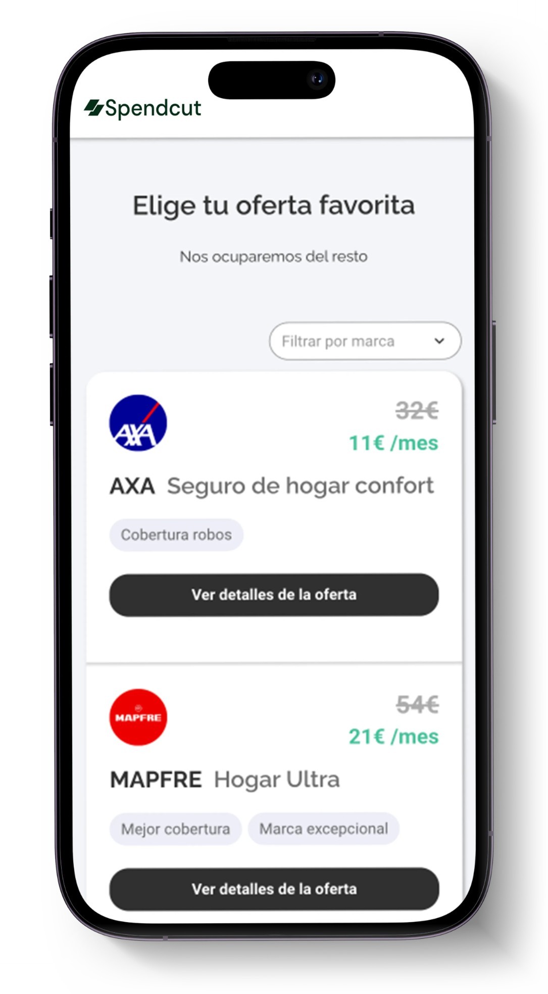 Discounted offers from AXA and Mapfre